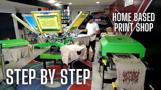 A SCREEN PRINTING Video You MUST Watch  Step By Step Process [upl. by Gerfen]