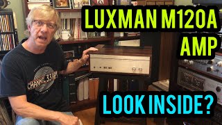 A Look Inside Luxman M120a Power Amp [upl. by Fasto]