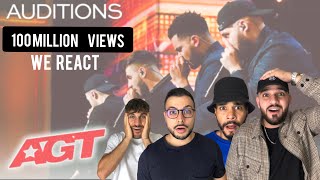 We React To 100 MILLION VIEWS on Americas Got Talent   Berywam [upl. by Phylis242]