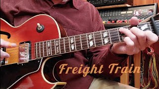 Freight Train  Guitar Instrumental [upl. by Osnohpla671]