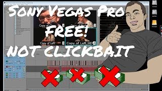 Get Sony Vegas Pro Edit Free Trial w Download Link [upl. by Patsy]