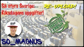 Reupload riksdagens sammansättning och uppgifter [upl. by Edya]