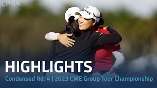 Condensed Rd 4  2023 CME Group Tour Championship [upl. by Etana]