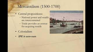 Liberalism Mercantilism and Political Economy [upl. by Abel]