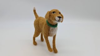 Needle Felt Dog Tutorial with Armature [upl. by Harriette]