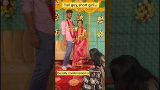 Short girls wedding stage pavangal 🤣 Engagement fun girls girl couplegoals marriage shorts [upl. by Lusty]