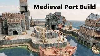 Building another amazing game board Medieval Port for wargames [upl. by Aritak997]