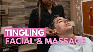 💈Tranquil Indian ASMR Face Massage [upl. by Wallie913]