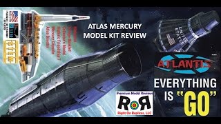 Mercury Capsule amp Atlas Booster 1110 Scale Atlantis H1833 Model Kit Build amp Review [upl. by Ecirpac983]