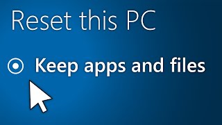 How to Reinstall Windows 10 Without Losing Apps Data or Files [upl. by Nelleh]