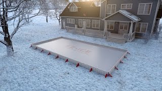 EZ ICE The 60 Minute Backyard Rink ™ [upl. by Eneleh]