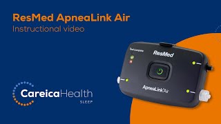 How to use the ResMed ApneaLink Air home sleep testing device [upl. by Esiuqram]