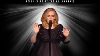 Adele  Hello Live at the NRJ Awards [upl. by Okiram235]