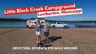 RV Camping at Little Black Creek Campground in Lumberton Mississippi [upl. by Calida]