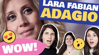 ITALIANS REACT TO LARA FABIAN 😍 singing ADAGIO 🎶 Dimash Muse [upl. by Ased525]