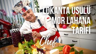 LOKANTA USULÜ Mor Lahana Tarifi  Oktay Usta [upl. by Margaux]