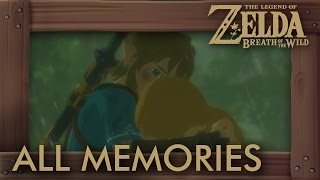 Zelda Breath of the Wild  All Memories Zelda amp Link Cutscenes Full Past Story [upl. by Leumhs]