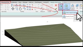 Revit Arazi Modelleme Toposurface Komutu [upl. by Eiralih364]