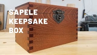 Keepsake Box Using Box Joints [upl. by Gan]