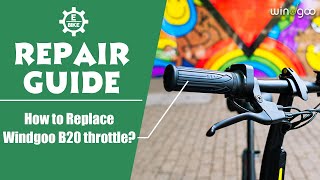 How to replace Windgoo B20 throttle [upl. by Royo]