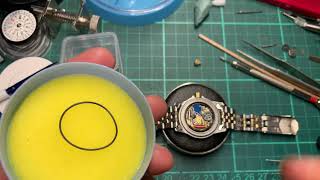 Tag Heuer Battery and Replacing Broken Crown [upl. by Wollis]