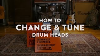 How to Change amp Tune Drum Heads [upl. by Eneroc]