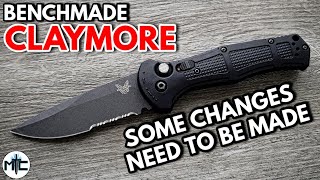 Benchmade Claymore Folding Knife  Overview and Review [upl. by Pall]