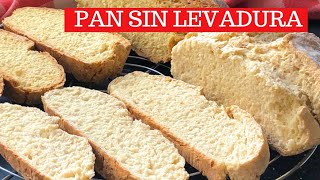 PAN SIN LEVADURA y sin amasar en 30 minutos  Pan de soda [upl. by Naletak]