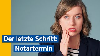 Immobilienkauf Was passiert beim Notartermin  Baufinanzierung leicht gemacht [upl. by Mancino]