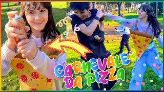 Un carnevale da PIZZA Stelle filanti e scherzi a mamma e papà [upl. by Pollerd]