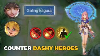 Do This Playstyle Against Super Dashy Heroes  KAGURA GAMEPLAY 2023 [upl. by Lyrpa576]