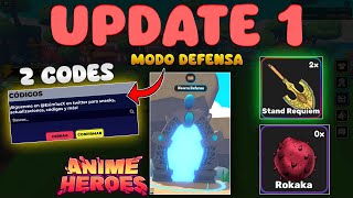 🚨UPDATE 1 ANIME HEROES SIMULATOR CODES ROBLOX STAND stand arrow [upl. by Rafe224]