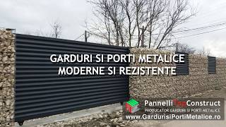 Garduri metalice modele pentru o casa moderna [upl. by Gilliam]