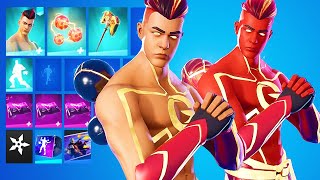 TheGrefg Skin Fortnite Gameplay amp Showcase of Controller Crew Emote Staff of Control Pickaxe [upl. by Eislek]