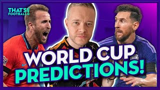 My WORLD CUP 2022 PREDICTIONS Goldbridge Predicts [upl. by Eulaliah]