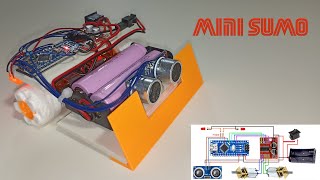 DIY Mini Sumo Robot [upl. by Artie]