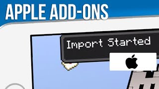 Easiest Way to Install Minecraft AddOns on iOS [upl. by Annaj]