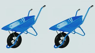 How To Make Quick Steel Wheel barrow in 6 Steps [upl. by Etnoved]