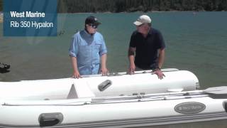 West Marine Rib 350 Hypalon White Sport Boat [upl. by Niriam275]