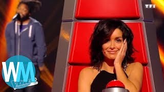 Top10 des MEILLEURS AUDITIONS de The VOICE FRANCE [upl. by Kilmarx684]