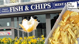 Franco’s  Best FISH amp CHIPS We Try The Chips Shops Of Porthcawl Chippy 4 [upl. by Aidole]