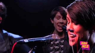 Tegan and Sara I Was A Fool Live  Performance  KiSS 925 [upl. by Lennod205]