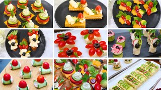 10 Appetizers Canapés and Starters for Christmas [upl. by Llerrom]