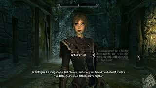 Skyrim Thalmor Follower Mod  Ayrenn explains why shes helping the Dragonborn over other Thalmor [upl. by Suckow]