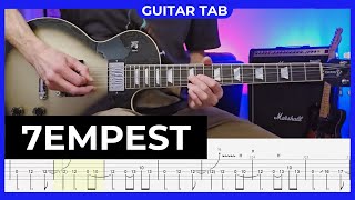 TOOL  7empest  Guitar Cover with Guitar Tabs Tempest [upl. by Eirelav]