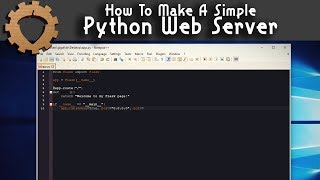 How To Make A Simple Python Web Server [upl. by Ynhoj]