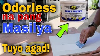 Paano Magmasilya ng Plywood  How to Apply Putty on Plywood  Paano Mag apply ng Masilya sa Plywood [upl. by Lorant]