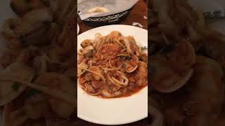 Red Clam Sauce Linguine with Shrimp and Calamari [upl. by Fairman345]