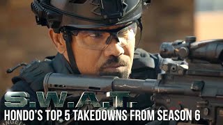 SWAT  Hondos Top 5 Takedowns From Season 6 [upl. by Yam]