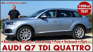 Audi Q7 50 TDI quattro 30 V6 210 kW 286 PS 100 km Verbrauch Test Kaufberatung Review Preis Deutsch [upl. by Sesiom]